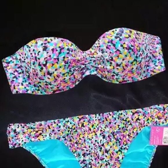 Victoria's Secret confetti bikini top