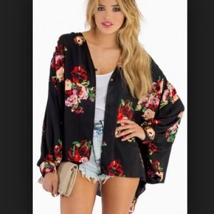 Floral kimono