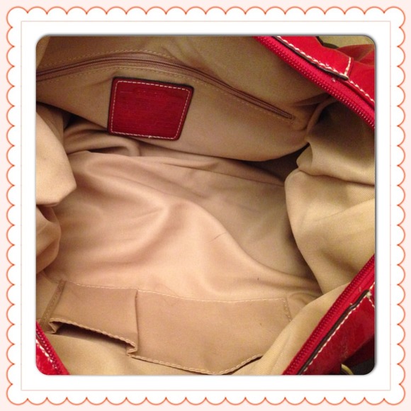 Coach Red Patent Leather Purse *Sold Locally* - Picture 4 of 4