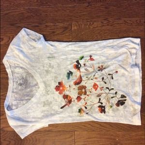 Bird sheer shirt