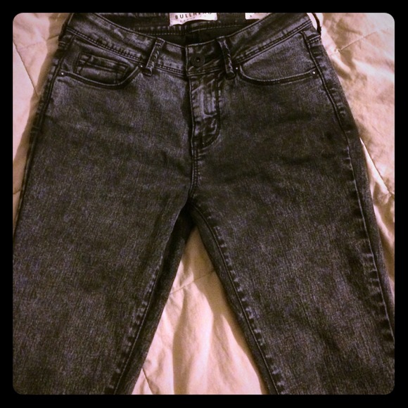 Pacsun Bullhead Black Acid Wash Jegging Jeans