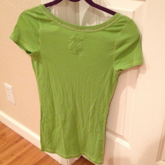 Green Hollister Button Shirt - Picture 2 of 3