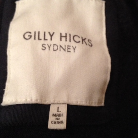 Dark Blue Ruffle Gilly Hicks Sweater - Picture 3 of 3