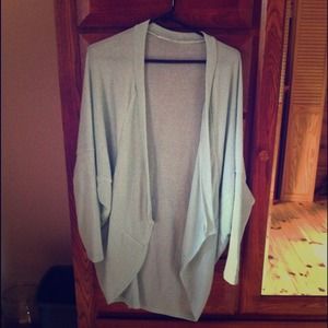 Lt. Green blue cardigan from ReneeC