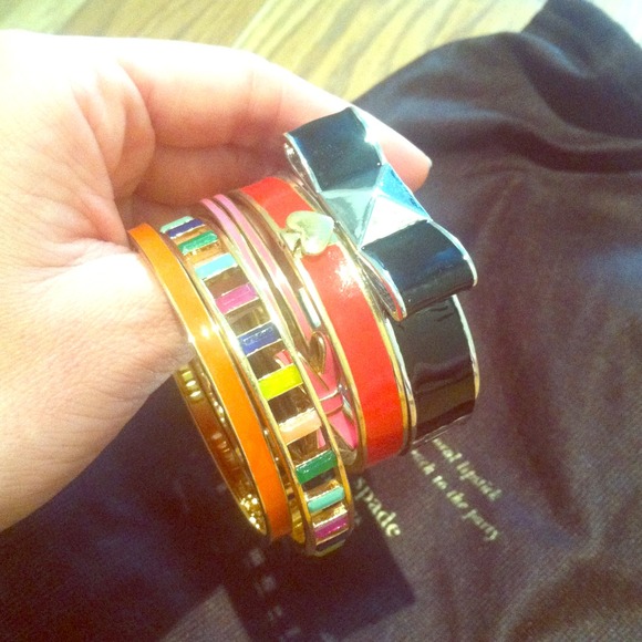 Lot of Kate spade bangles.... 5 total