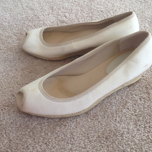 Banana republic peep toe wedges