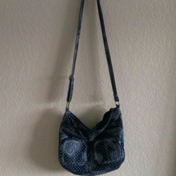 BLUE CROSS OVER SHOULDER BAG