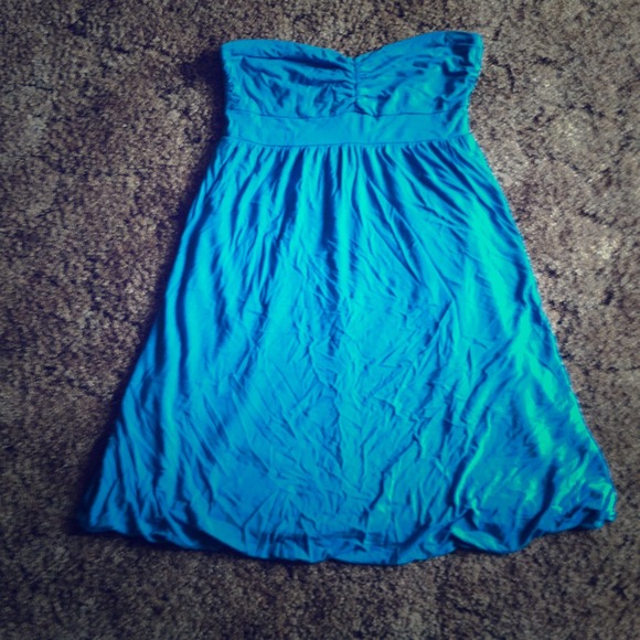 Cute blue halter dress