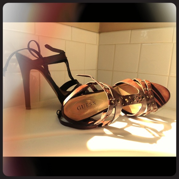 Guess strappy heels