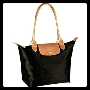 Medium Black Longchamp Purse