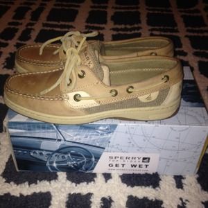 Speedy bluefish 2-eye boat shoes color linen/oat