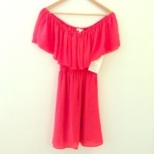 Love Fire coral dress