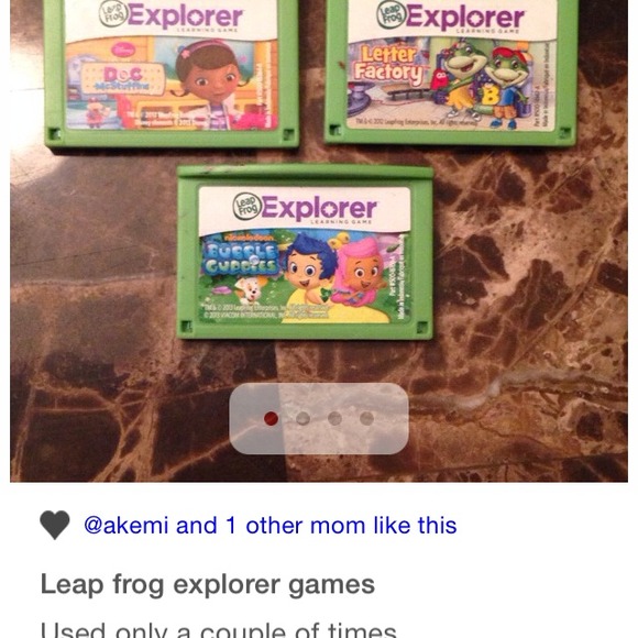 Leap pad games