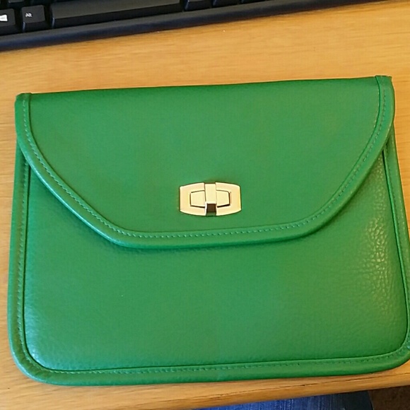 Cute Green Large Clutch Bag