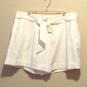 Classic White Shorts
