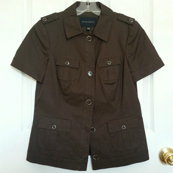 NWT - Banana Republic Short Sleeve Jacket
