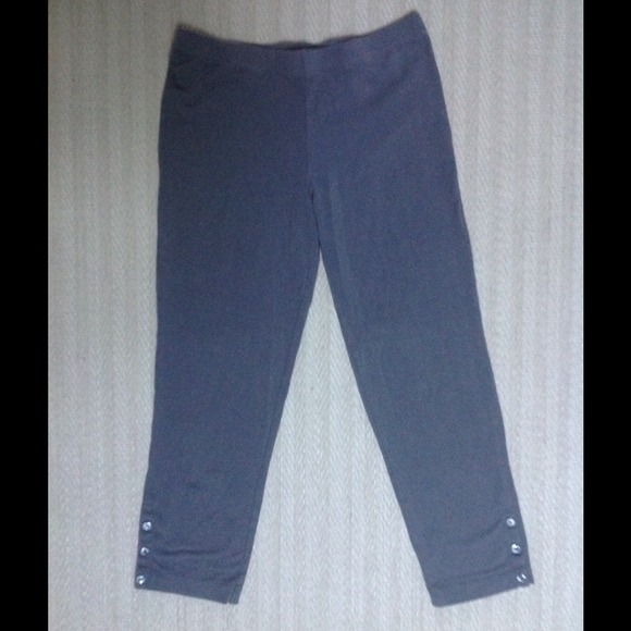 Loft Cropped Grey Leggins - Picture 1 of 2