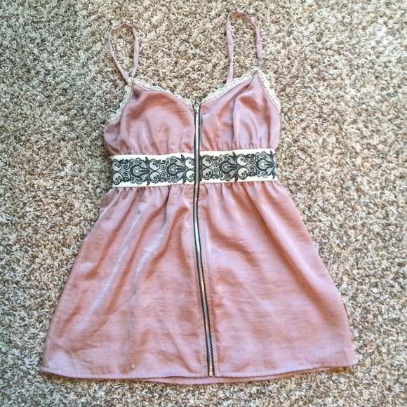 UO Pastel pink silky tank top