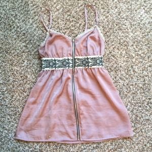 UO Pastel pink silky tank top