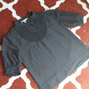 See by Chloe black peasant blouse