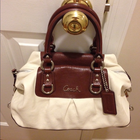 Beautiful leather coach purse