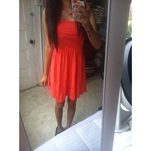 Orange dress