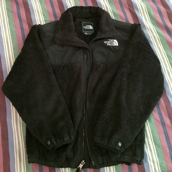 Medium Black Youth Northface Fleece Jacket