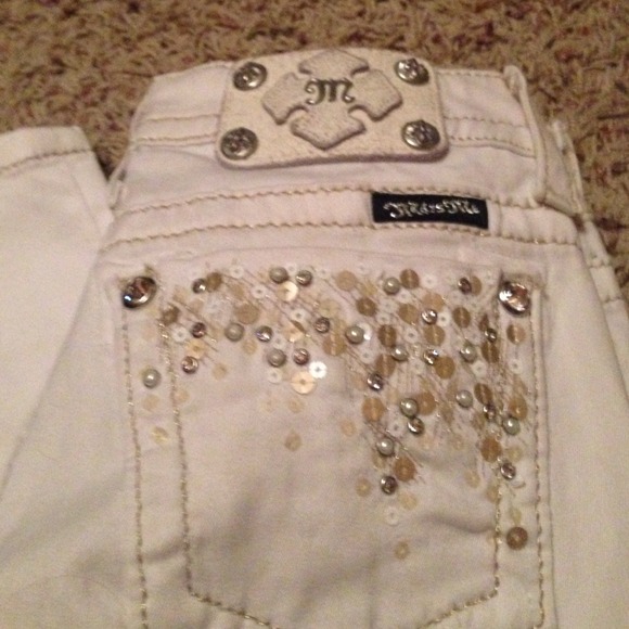 White Miss Me Skinny Jeans - Picture 2 of 3
