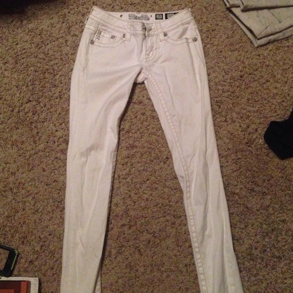 White Miss Me Skinny Jeans - Picture 3 of 3