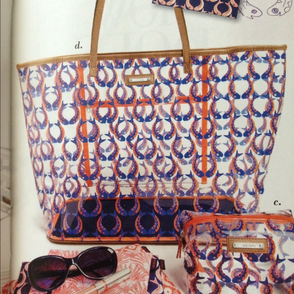 Stella & Dot Boardwalk Clear Tote