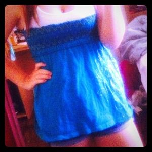Blue tank shirt