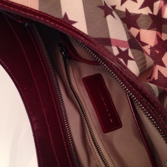 100%AUTH BURBERRY stars supernova purse bag check - Picture 2 of 4