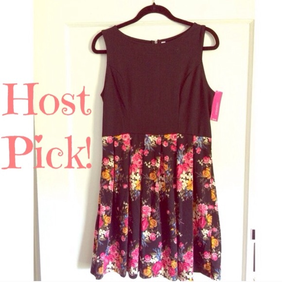 Black Floral Dress