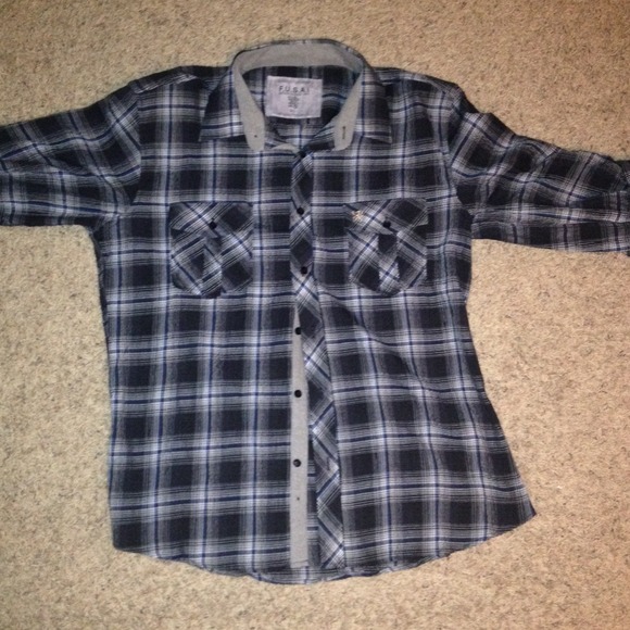 Black, White, Blue F.U.S.A. Long sleeve