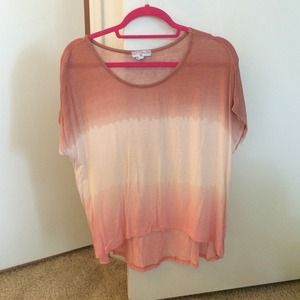 Pink & Cream tie dye short sleeve Cotton On tee