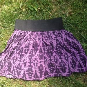 Tribal printed circle skirt!