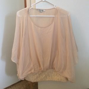 Flowing forever 21 blouse