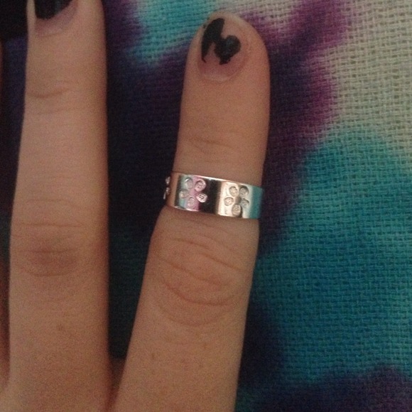 Hippie Flower Power Mid-Ring