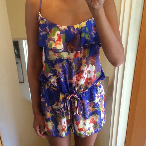 Printed Romper - Picture 3 of 4