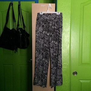 Black & White Palazzo Pants