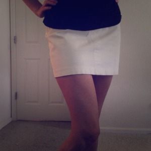 Express White Skirt