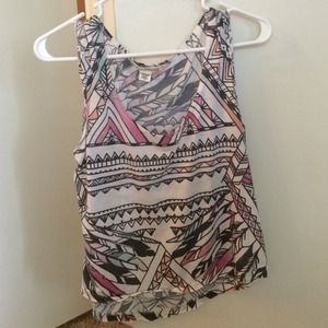 Billabong pastel pattern tank top