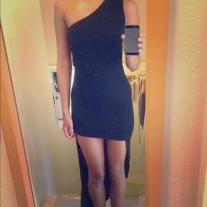 One Shoulder Evening Dress