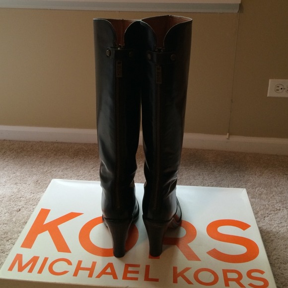 Kors by Michael Kors Leather Knee High Boots - Picture 2 of 3