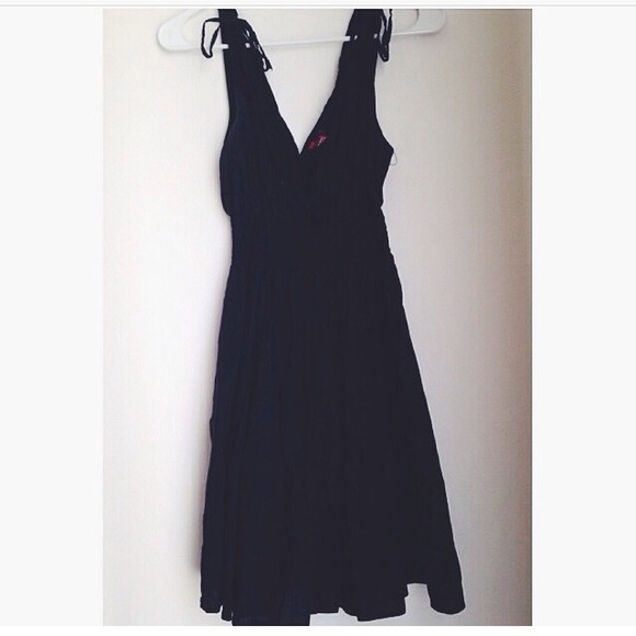 Black Full circle dress