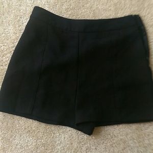 Black high waist shorts