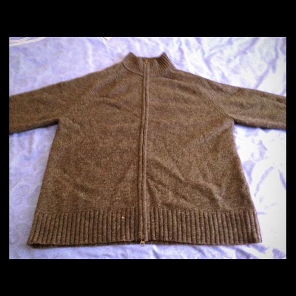 mens dark grey zip sweater