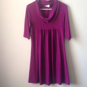 Purple Cotton Dress