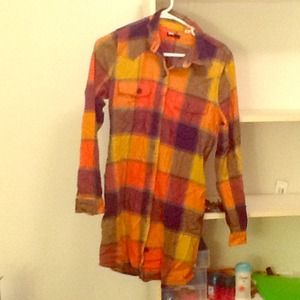 Plaid Urban Outfitters Long Sleeve Shirt