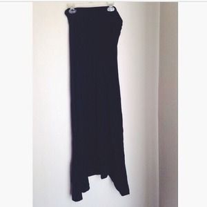 Black maxi skirt